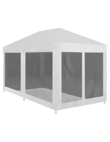 Carpa de Fiesta 6.0m x 3.0m EVERSTRO con Paredes de Malla