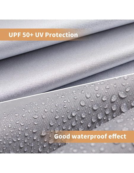 Pared Lateral para Carpa de Dosel MOQI 3.05x3.05m Caqui