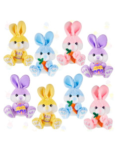 Conejos de Pascua de Peluche Shappy 30 cm 4 Pcs Coloridos