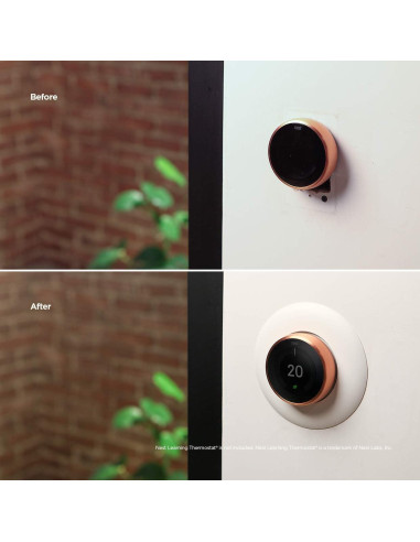 Cubierta de Placa de Pared Elago para Termostato Nest - Latón