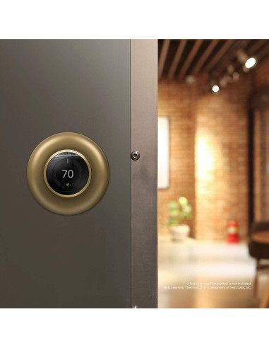 Cubierta de Placa de Pared Elago para Termostato Nest - Latón