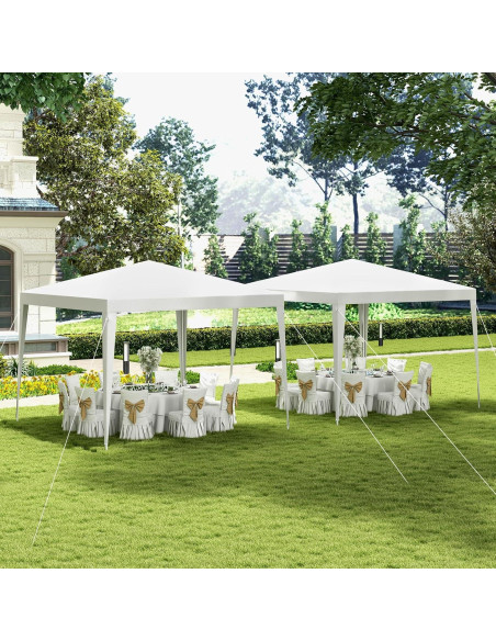Carpa Gazebo Toolsempire 3x3m Blanca Resistente para Eventos