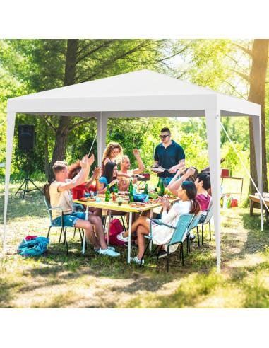 Carpa Gazebo Toolsempire 3x3m Blanca Resistente para Eventos