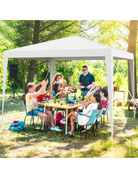 Carpa Gazebo Toolsempire 3x3m Blanca Resistente para Eventos