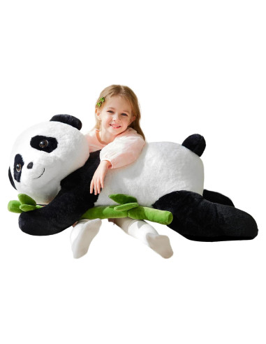 IKASA Peluche Panda Gigante 76 cm Suave Jumbo Regalo Niños