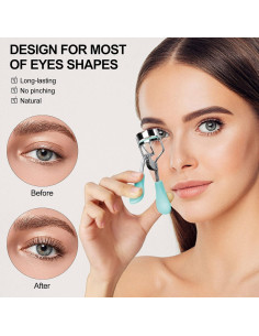 Rizador de Pestañas Zowor 6 en 1 con Almohadillas de Silicona 2