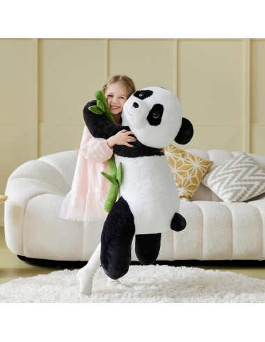 IKASA Peluche Panda Gigante 76 cm Suave Jumbo Regalo Niños