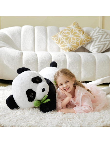 IKASA Peluche Panda Gigante 76 cm Suave Jumbo Regalo Niños