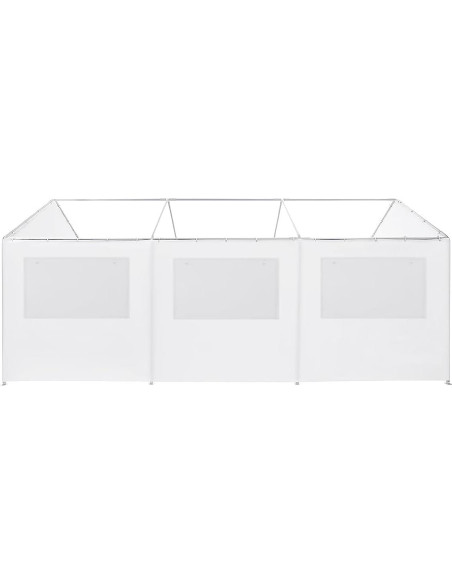 Kit de Pared Lateral King Canopy 5.44m x 6.10m Blanco