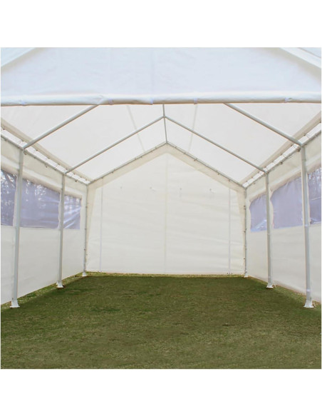 Kit de Pared Lateral King Canopy 5.44m x 6.10m Blanco