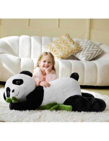 IKASA Peluche Panda Gigante 76 cm Suave Jumbo Regalo Niños