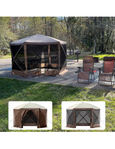 Tienda Gazebo Plegable 3x3m SmarketBuy para 8 Personas 2