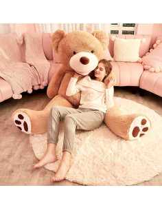 Osito de Peluche Gigante IKASA Marrón 199 cm Suave 2