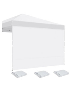 Paredes Laterales de Carpa Plegable TGEHAP 3 Unidades 299x213 cm