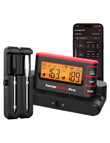 Termómetro de Carne Inalámbrico ThermoPro 2 Sondas Digital