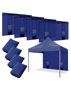 Paredes Laterales de Carpa Windyun 4 Pcs 3x2m Azul Oxford