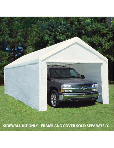 Kit de Pared Lateral King Canopy 823 x 548 cm Blanco