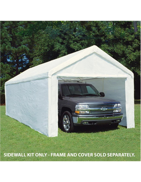 Kit de Pared Lateral King Canopy 823 x 548 cm Blanco