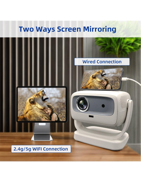 Proyector Portátil COOLKANGAROO R2-67W 1080P WiFi Bluetooth