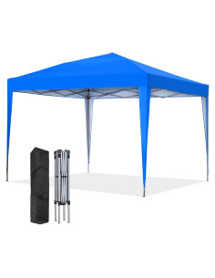 Carpa Plegable GDY 3x3m Azul Impermeable para Eventos