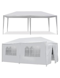 Carpa de Boda Saturnpower 3x6m Impermeable con Paredes Desmontables