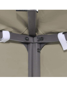 Cubierta Superior de Gazebo FAMIROSA Beige Impermeable 308.6 g/m 2