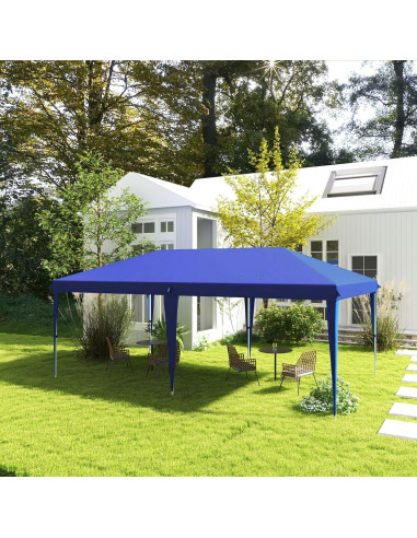 Carpa Plegable Genérico 3x6m Alta Resistencia Azul