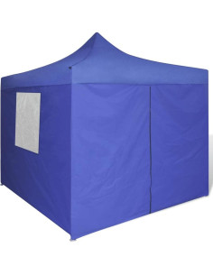 Canopy Plegable FUDUGEHMIOFWFJJ Azul 2.99m x 2.99m con 4 Paredes 2