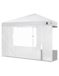 Pared lateral de sombra MordenApe 10x10 con puerta y ventana