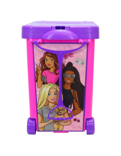 Contenedor Rodante de Almacenamiento Barbie 45.7x22.9x34.3cm