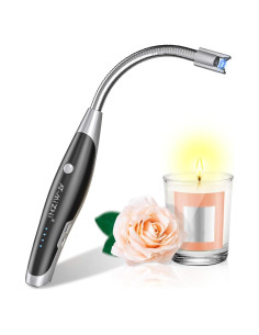 Encendedor Eléctrico AT-Mizhi Recargable con Linterna LED