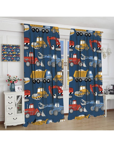 Cortinas de Dibujos Animados SXXLDNG 53x114 cm 2 Paneles