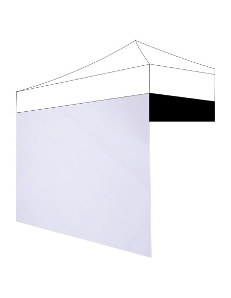 3 Piezas Pared Lateral Carpa Instantánea Amylove 3x2m Blanca