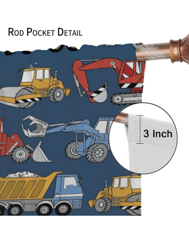 Cortinas de Dibujos Animados SXXLDNG 53x114 cm 2 Paneles