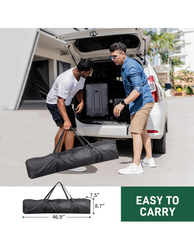 Carpa Plegable 3x3m Pinikuyiro Impermeable con Paredes Laterales