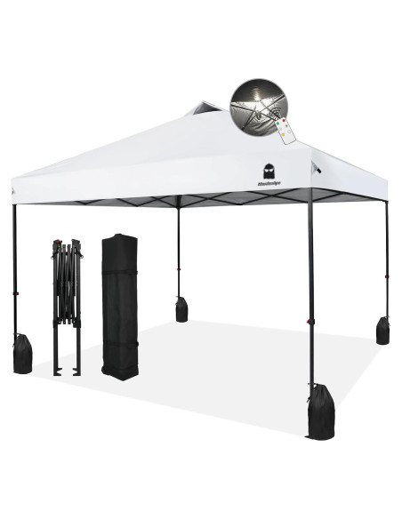 Carpa Plegable 3.05x3.05m MordenApe con Luz Mejorada