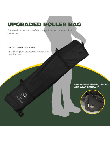 Carpa Plegable 3.05x3.05m MordenApe con Luz Mejorada