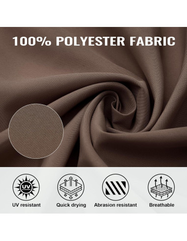 Cortinas de Reemplazo para Gazebo COWVIE 4 Paneles 3.05m x 3.66m