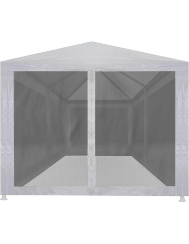 Carpa de Fiesta 6x3m ANYCHOLE con Paredes de Malla y Accesorios