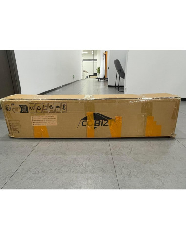 Carpa Plegable COBIZI 10x10m Gris con 1 Pared Lateral Impermeable