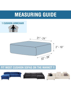 Funda de Sofá de Terciopelo Taque Verde Navidad 1 Pieza Lavable 2