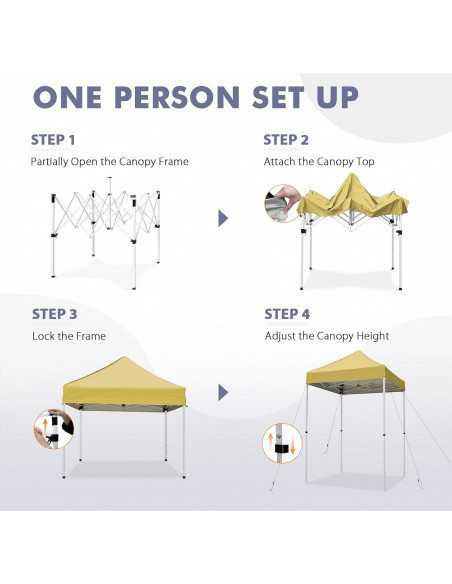 Carpa Pop Up INTER HUT 1.5m x 1.5m Beige Resistente al Agua Carpa Pop Up INTER HUT 1.5m x 1.5m Beige Resistente al Agua