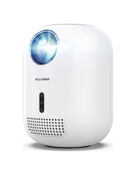 Proyector Mini Portátil ALLIWAVA PR350 Nativo 1080P WiFi 6