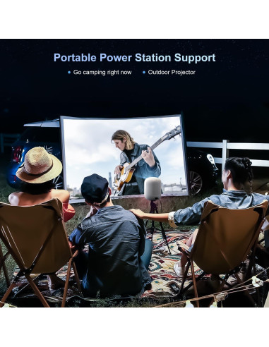 Proyector Mini Portátil ALLIWAVA PR350 Nativo 1080P WiFi 6