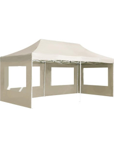 Tienda de Fiesta Plegable TREATLIFE HOME 6x3m Impermeable Crema 2