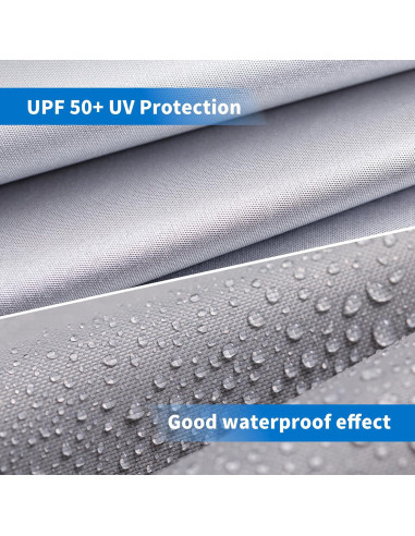 Cubierta de Toldos 3x3m MOQI Impermeable Tela Oxford 150D