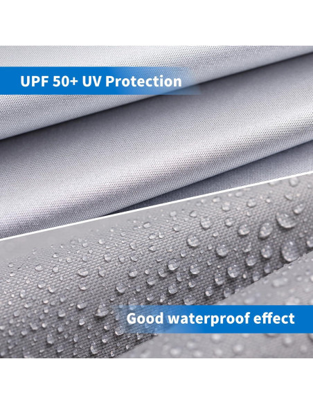 Cubierta de Toldos 3x3m MOQI Impermeable Tela Oxford 150D