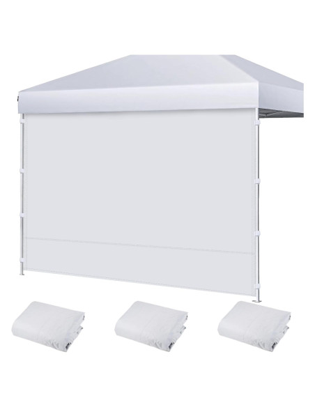 Paredes Laterales Carpa Homaisson 3 Piezas 3x3 Metros Impermeables