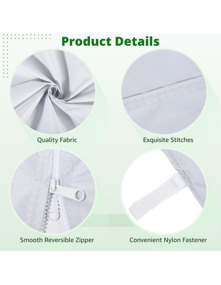 Paredes Laterales Carpa Homaisson 3 Piezas 3x3 Metros Impermeables