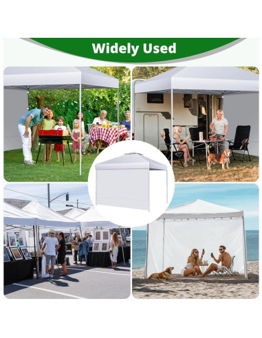 Paredes Laterales Carpa Homaisson 3 Piezas 3x3 Metros Impermeables